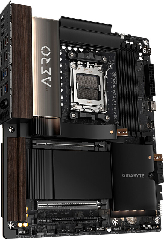 Материнська плата Gigabyte X870E Aero X3D DK Wood Socket AM5