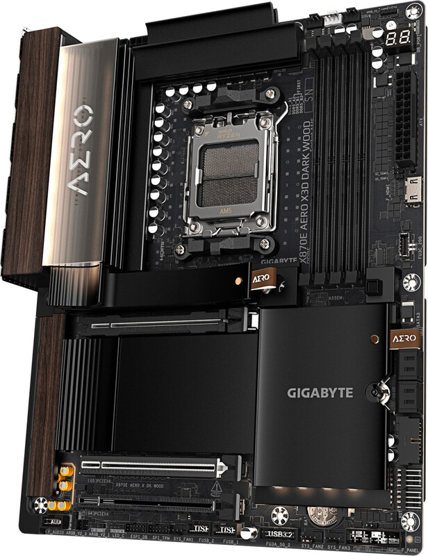 Материнська плата Gigabyte X870E Aero X3D DK Wood Socket AM5