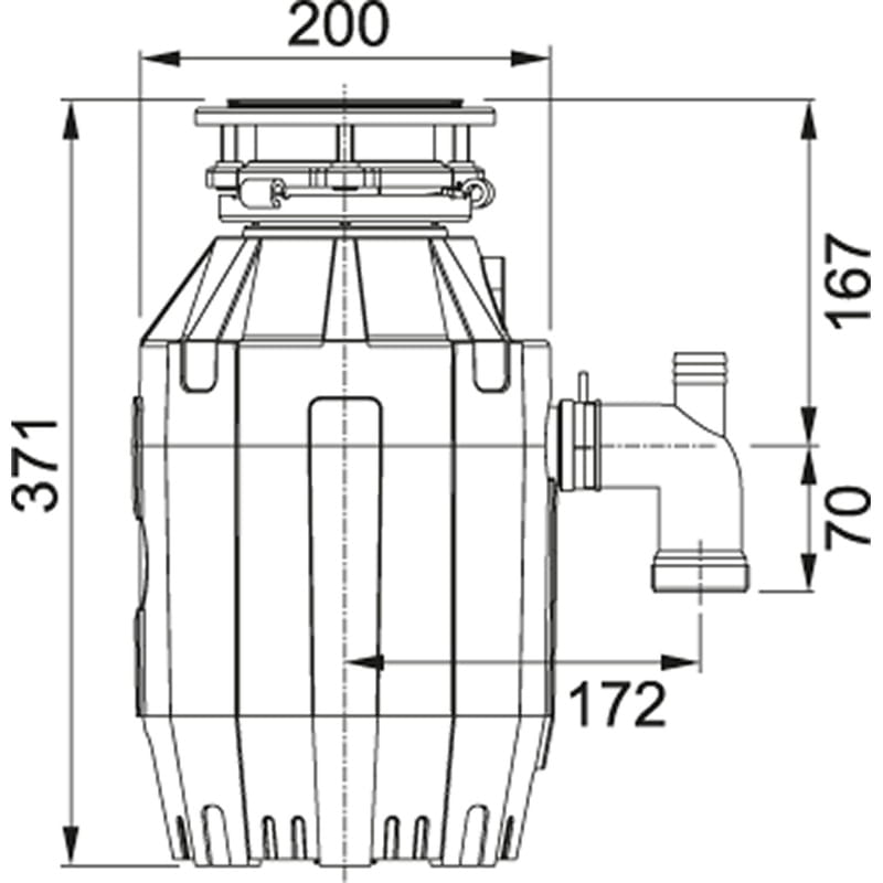 Подрібнювач битових відходів Franke Turbo Elite TE-75 (134.0535.241)