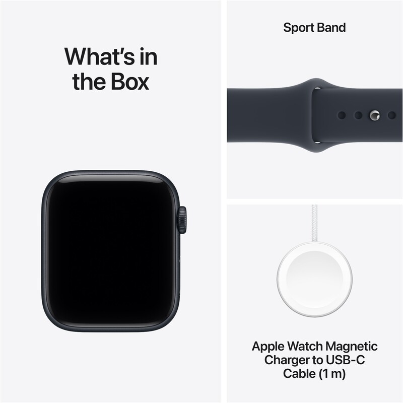 Смарт-годинник Apple Watch SE 3 GPS + Cellular 40mm Midnight Aluminium Case with Navy Blue Sport Band - S/M (MJLG4RK/A)