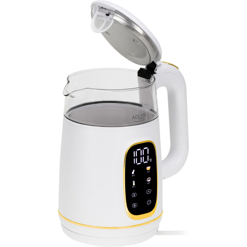 Электрочайник Adler AD 1305 White/Gold
