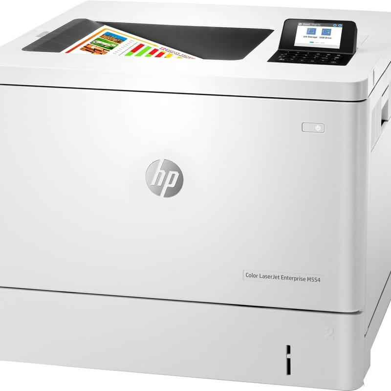 Принтер А4 HP Color LaserJet Enterprise M554dn (7ZU81A)