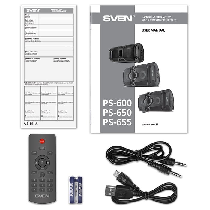 Акустическая система Sven PS-655 Black