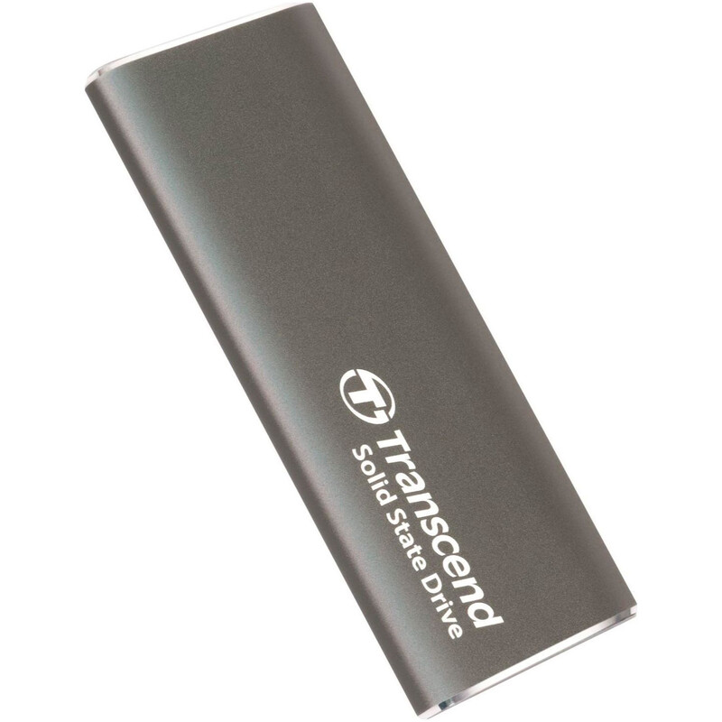 Накопичувач зовнішній SSD USB 3.1 Type-C 500GB Transcend ESD265C Iron Gray (TS500GESD265C)