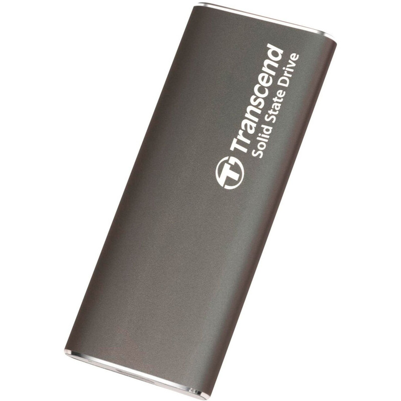 Накопичувач зовнішній SSD USB 3.1 Type-C 500GB Transcend ESD265C Iron Gray (TS500GESD265C)