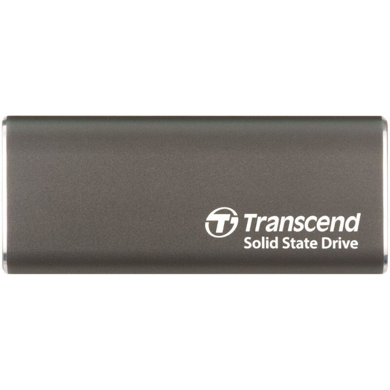 Накопичувач зовнішній SSD USB 3.1 Type-C 500GB Transcend ESD265C Iron Gray (TS500GESD265C)