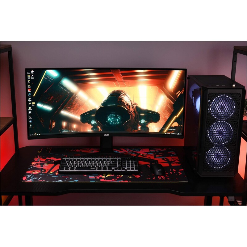 Монитор 34" 2E Gaming R3426B (2E-R3426B-01.UA) VA Black Curved 200Hz
