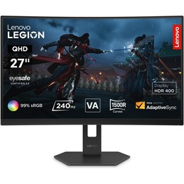 Монитор 27" Lenovo Legion 27Q-2c (67EFGAC1UA) VA Black Curved 240Hz