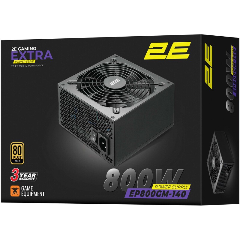 Блок живлення 2E Gaming Extra Power (2E-EP800GM-140) 800W