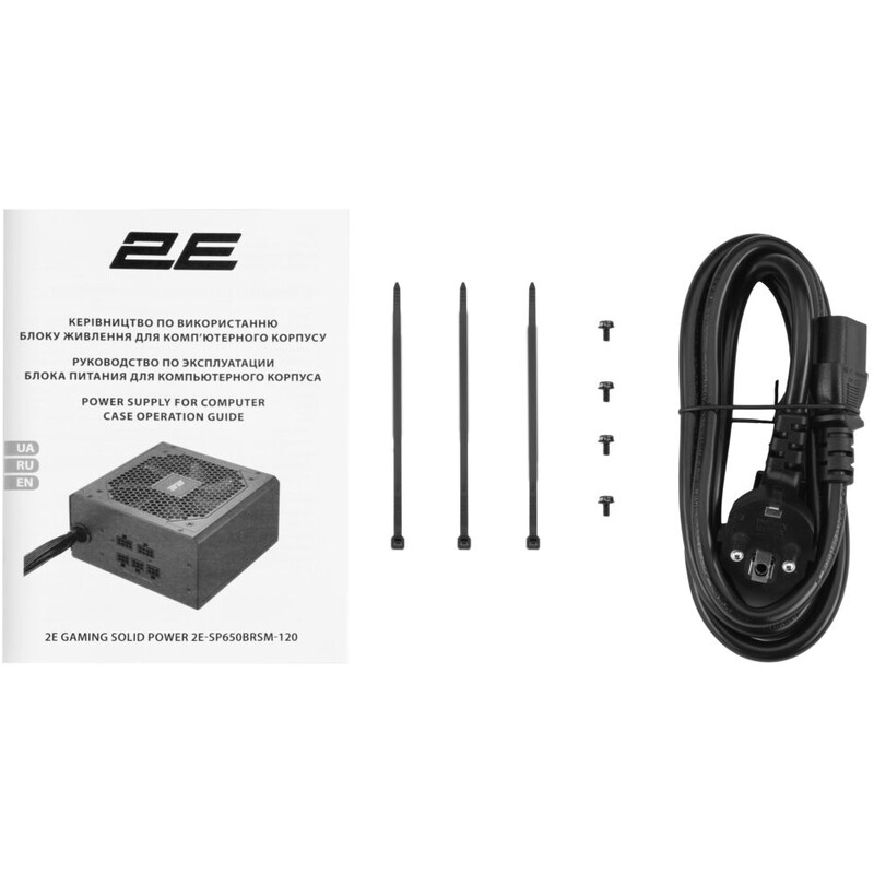 Блок живлення 2E Gaming Solid Power (2E-SP650BRSM-120) 650W