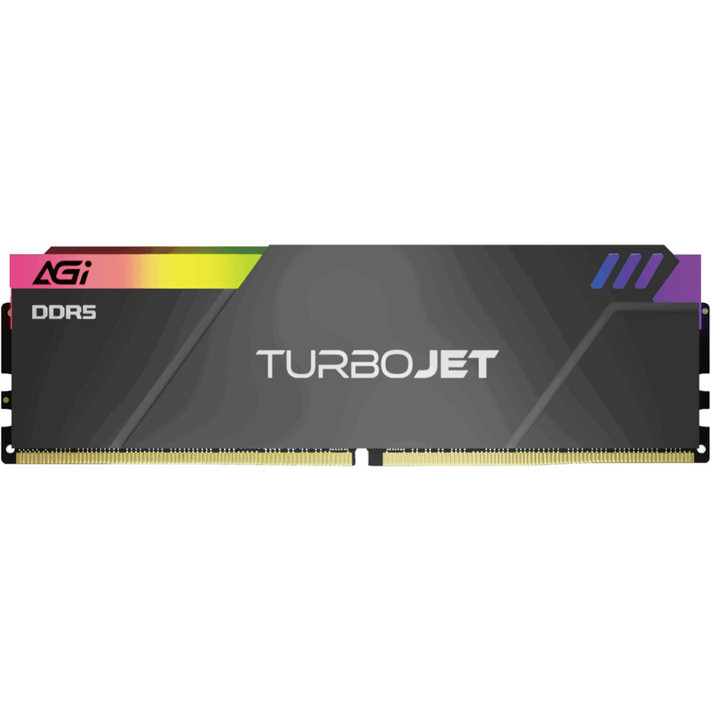 Модуль пам`яті DDR5 16GB/6000 AGI TurboJet Black RGB (AGI6APC16UD858-SR)