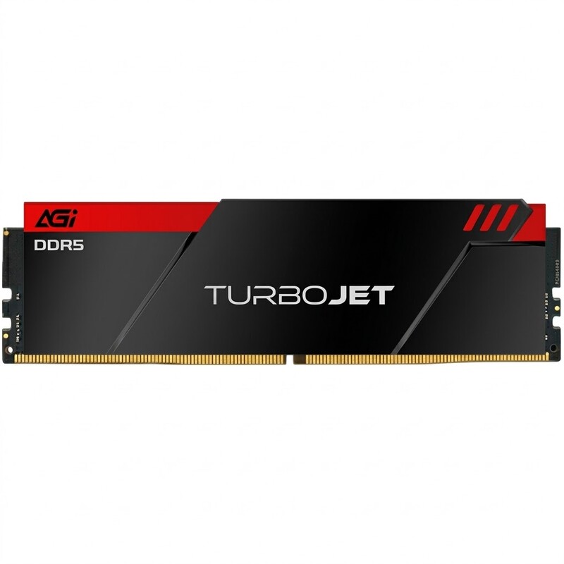 Модуль пам`яті DDR5 16GB/6000 AGI TurboJet Heatsink Red Lightbar Black (AGI6AVR16UD858-SR)