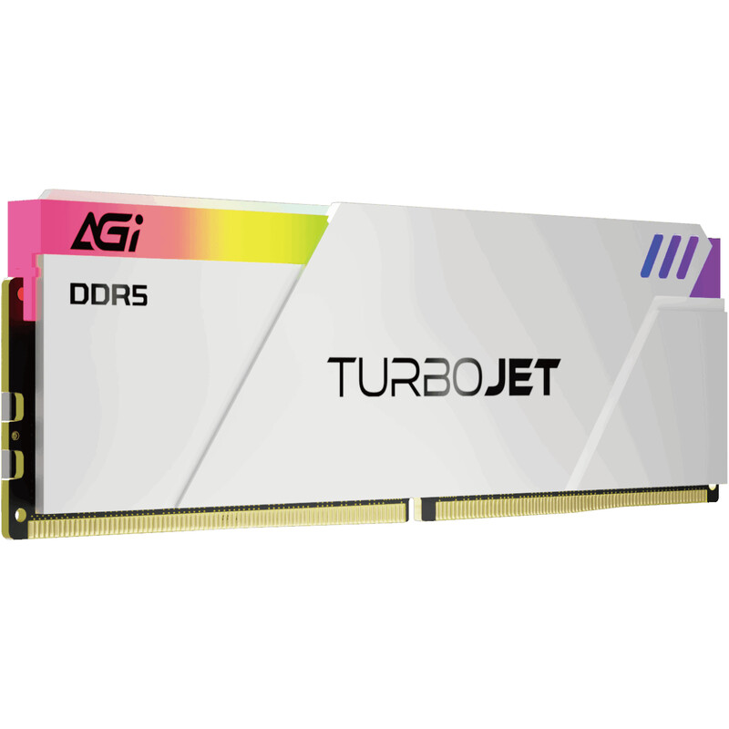 Модуль пам`яті DDR5 16GB/6000 AGI TurboJet White RGB (AGI6APD16UD858-SR)