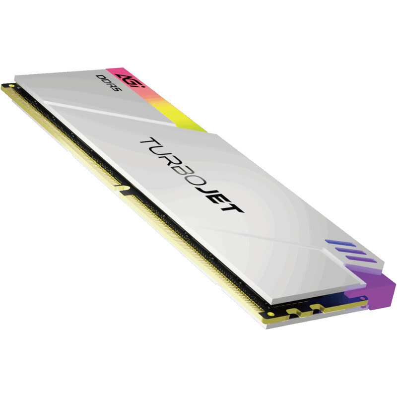 Модуль пам`яті DDR5 16GB/6000 AGI TurboJet White RGB (AGI6APD16UD858-SR)