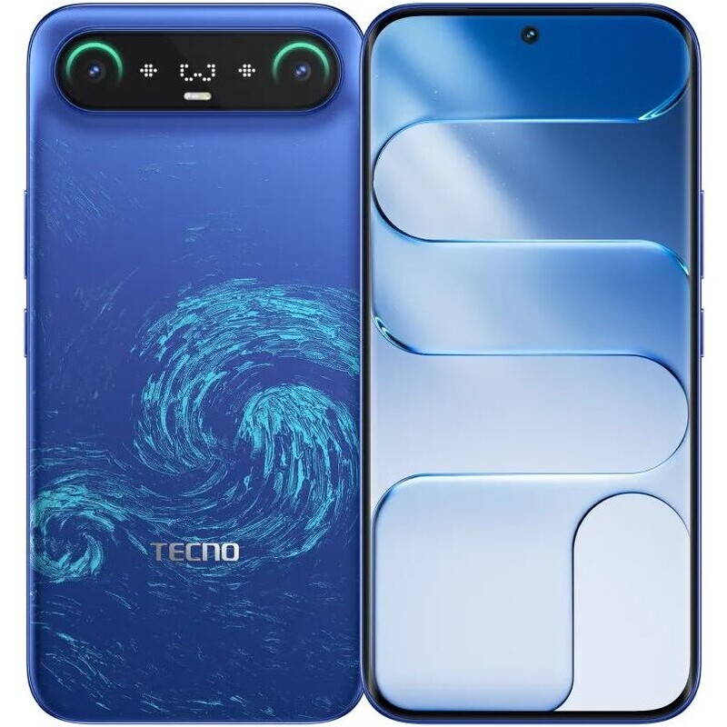 Смартфон Tecno Camon Slim (CN6c) 8/128GB Van Gogh Blue (4894947136016)