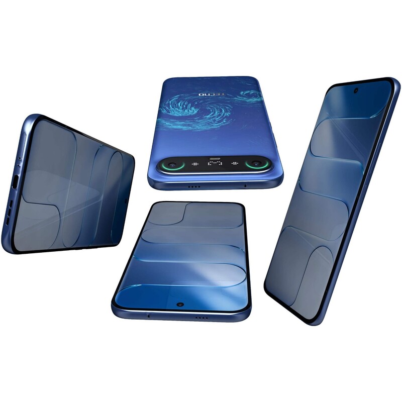 Смартфон Tecno Camon Slim (CN6c) 8/128GB Van Gogh Blue (4894947136016)