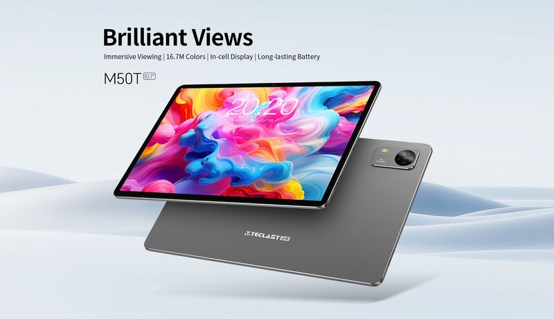 Планшет Teclast M50T 4/128GB Wi-Fi Grey (6940709680360)