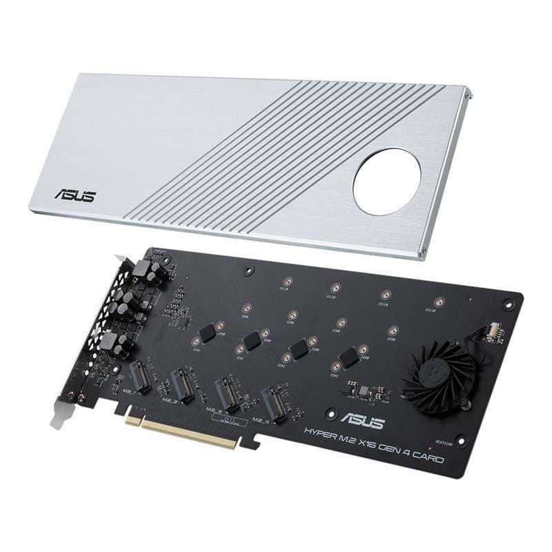 Контролер PCI-E Asus Hyper M.2 X16 PCIe 4.0 X4 Expansion Card GEN 4 (90MC08A0-M0EAY0)