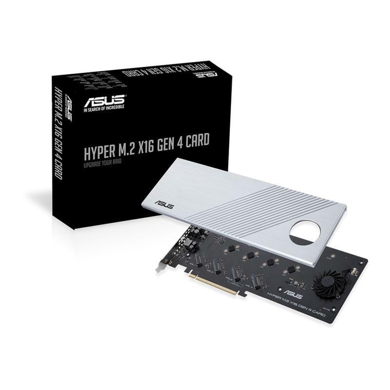 Контроллер PCI-E Asus Hyper M.2 X16 PCIe 4.0 X4 Expansion Card GEN 4 (90MC08A0-M0EAY0)