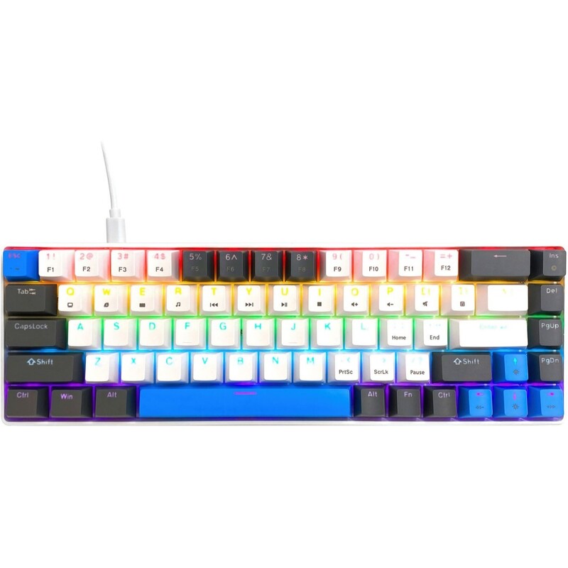 Клавиатура Media-Tech MT1259 Red Core MX60 White (MT1259)