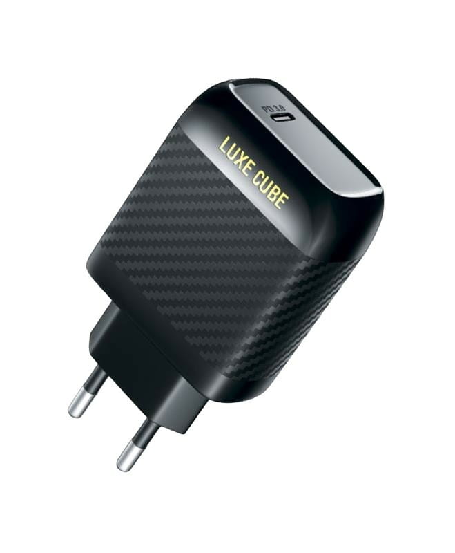 Сетевое зарядное устройство Luxe Cube Dynamic 18W (1USBх3A) Black (4446689880896)