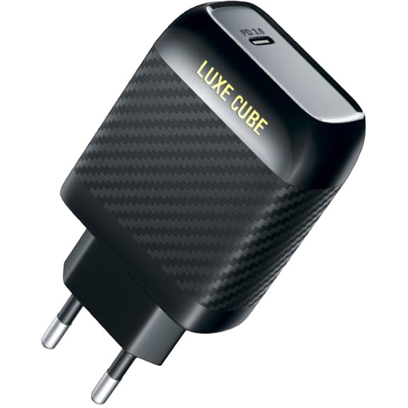 Сетевое зарядное устройство Luxe Cube Dynamic 18W (1USBх3A) Black (4446689880896)