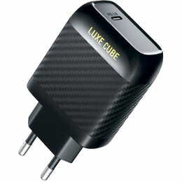 Мережевий зарядний пристрій Luxe Cube Dynamic 18W (1USBх3A) Black (4446689880896)