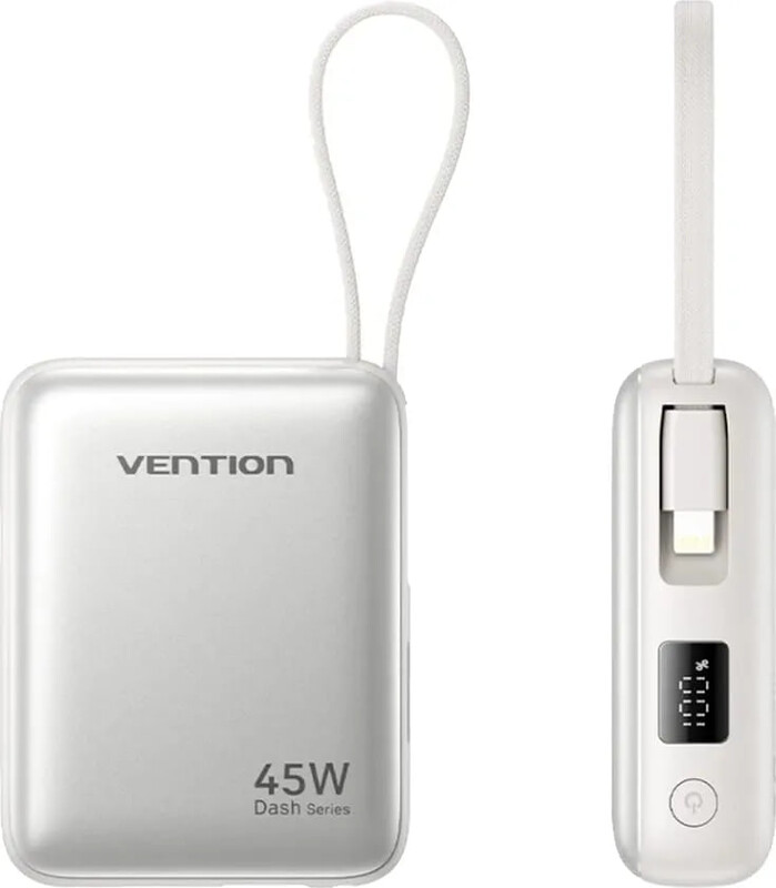 Універсальна мобільна батарея Vention 10000mAh 45W Beige (FKMN0)