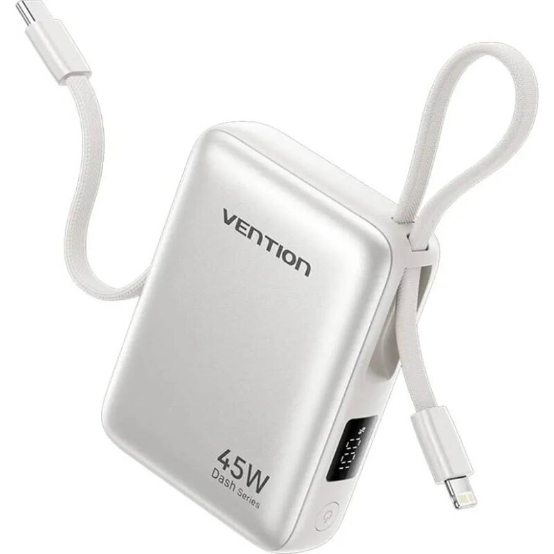 Універсальна мобільна батарея Vention 10000mAh 45W Beige (FKMN0)