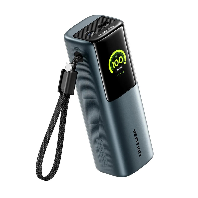 Універсальна мобільна батарея Vention 20000mAh 165W Grey (FKFH0)