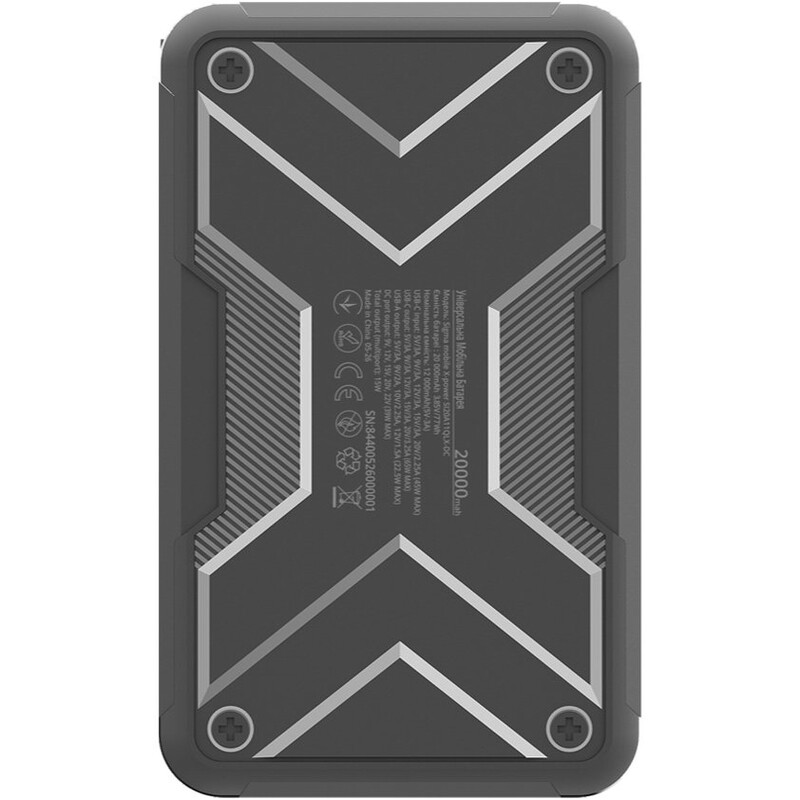 Універсальна мобільна батарея Sigma mobile X-power SI20A11QLX-DC 20000mAh Black