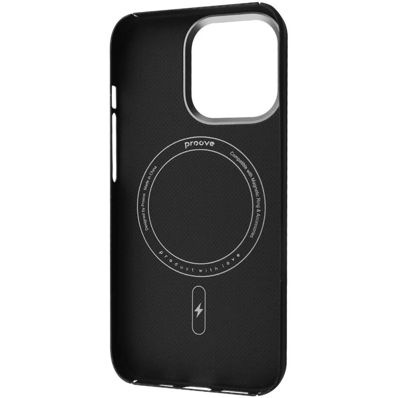 Чохол-накладка Proove Carbon Slim with Magnetic Ring для Apple iPhone 13 Pro Onyx (2003000288100)