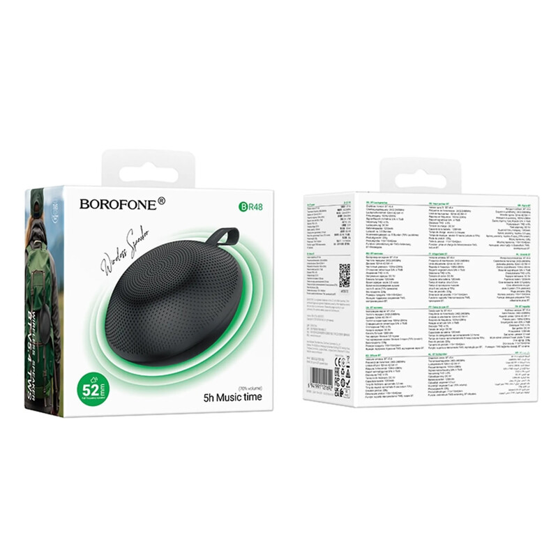Акустична система Borofone BR48 Ufo Sports Black (6941991121692)