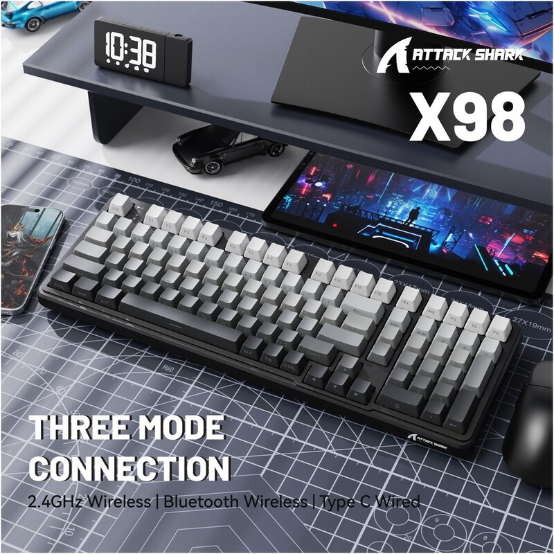 Клавиатура Attack Shark X98 Moonlight Night (X98ML_AS)