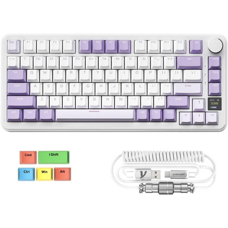 Клавиатура Attack Shark X85 Pro Lavender (X85PROL_AS)