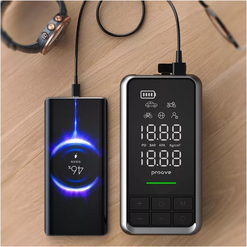Пусковий пристрій Proove Air Jump 10400mAh 1000A Gray (JSAP10400203)