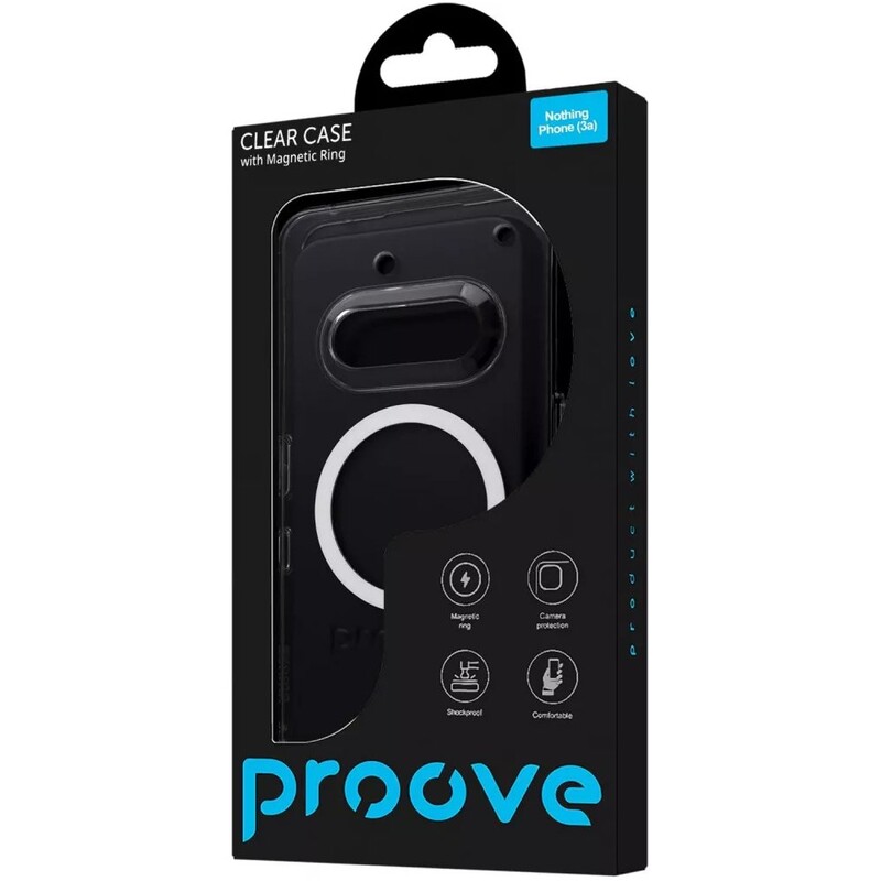 Чохол-накладка Proove Crystal Case with Magnetic Ring для Nothing Phone (3a) Transparent (2003000258967)