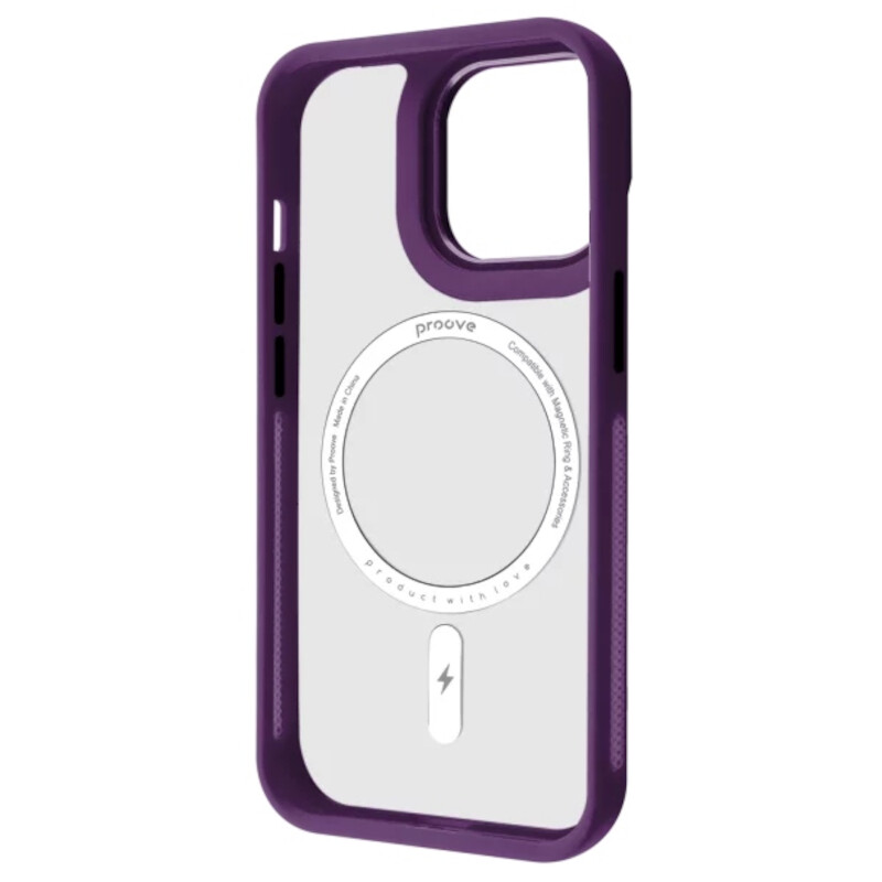 Чохол-накладка Proove Crystal Case with Magnetic Ring для iPhone 13 Pro Deep Purple (2003000223095)