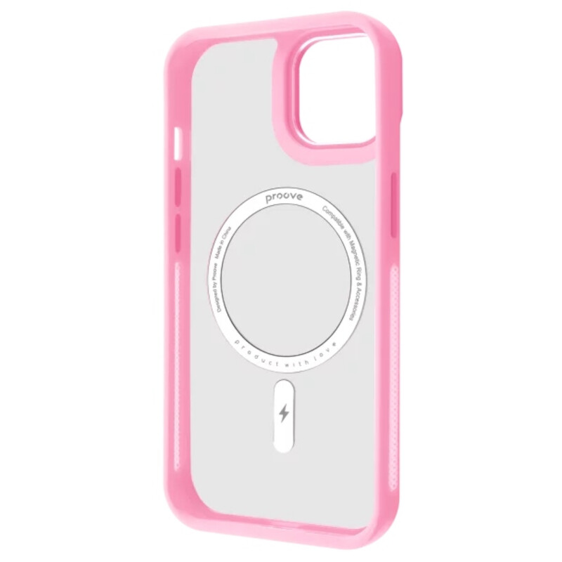 Чохол-накладка Proove Crystal Case with Magnetic Ring для iPhone 16 Pink Sand (2003000223590)