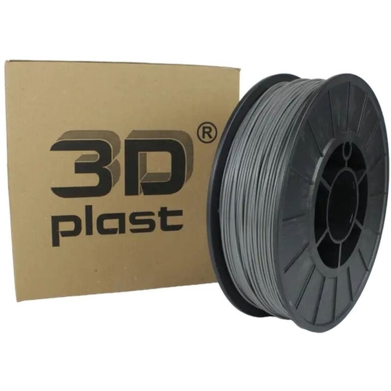 PETG-пластик 3Dplast для 3D-принтера 1.75 мм 0.85 кг, Gray (3DPTG17508GRE)