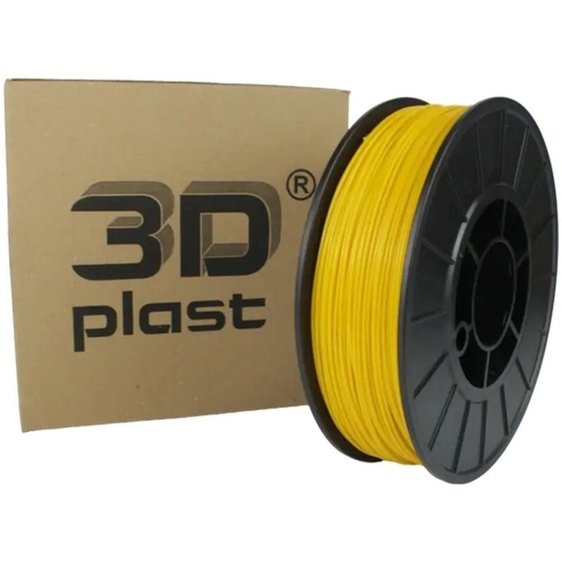 PETG-пластик 3Dplast для 3D-принтера 1.75 мм 0.85 кг, Yellow (3DPTG17508YL)