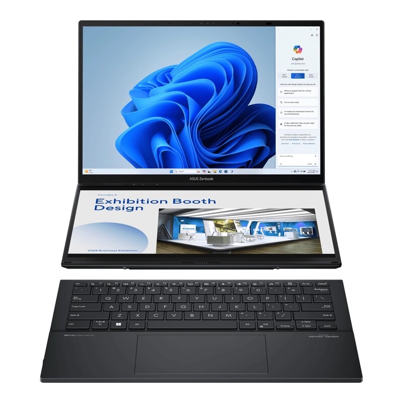 Ноутбук Asus Zenbook Duo UX8406CA-QL366W (90NB14X1-M00N20) Inkwell Gray