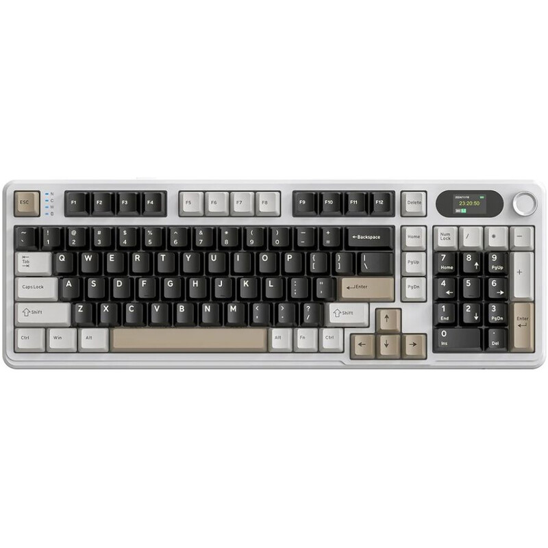 Клавіатура бездротова Attack Shark X98 Pro Cheese White (X98PROCW_AS)