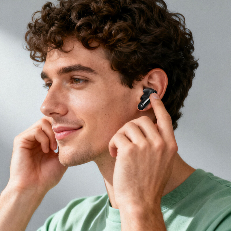 Bluetooth-гарнітура Acefast W8 Black (6974316286165)