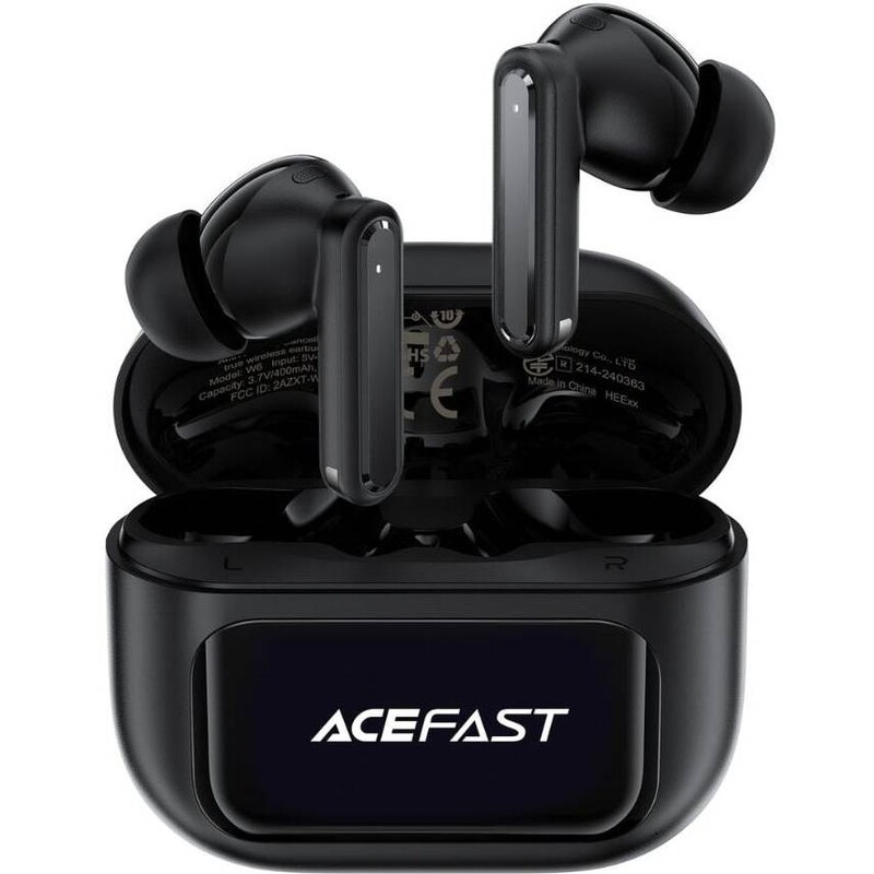 Bluetooth-гарнітура Acefast W6 Black (6974316285687)