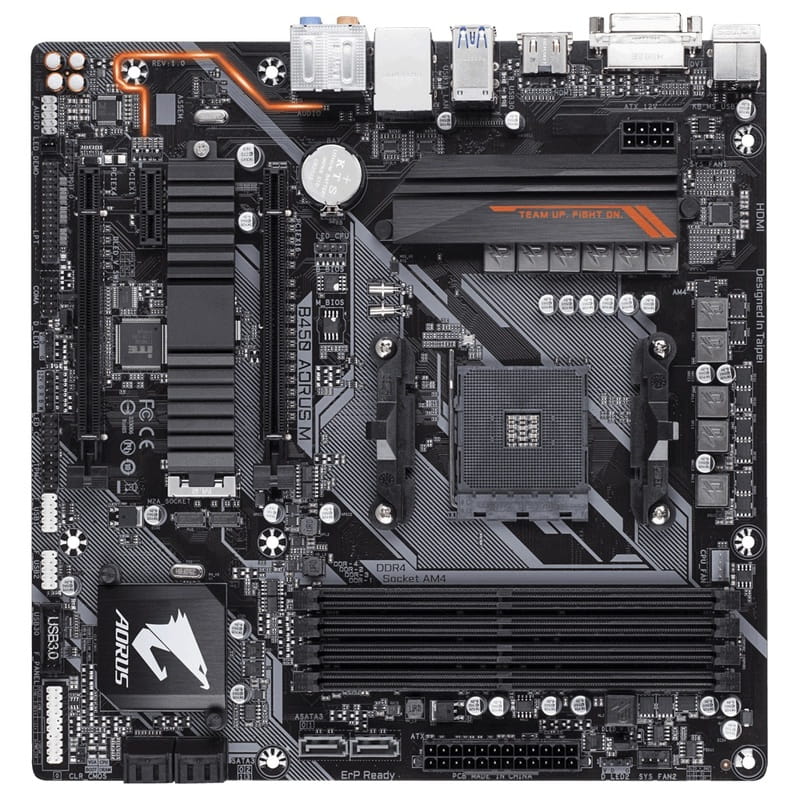 Материнская плата Gigabyte B450 Aorus M Socket AM4 Refurbished