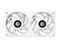 Фото - Вентилятор ID-Cooling Icefan 240 ARGB Snow, 245x125x27мм, 3-pin, 4-pin PWM, білий | click.ua