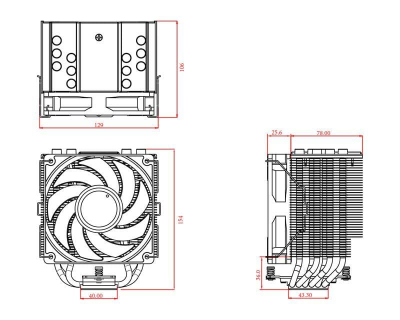 Кулер процесорний ID-Cooling SE-226-XT ARGB