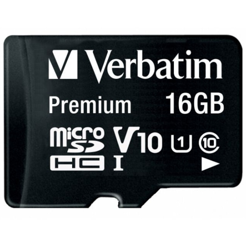 Карта пам`ятi MicroSDHC 16GB UHS-I Class 10 Verbatim + SD adapter (MDAVR-10/G)