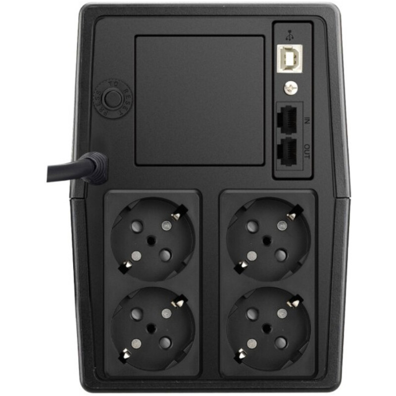 Джерело безперебійного живлення FSP FP1500 1500VA/900W, Line-Int, 4хSchuko, RJ45, USB, AVR (PPF9000517)